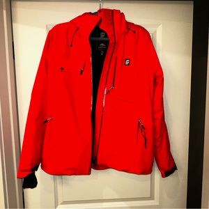 Orange Insulated Ski Jacket (Size M)
